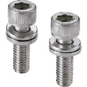 Vented Socket Head Cap Screws with Captive Washers - Hign Intensity Stainless Steel